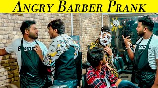 Angry Barber Prank  Funny Prank Ever sharikshah [upl. by Aivyls638]