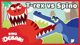 🎵Bang Snap The TRex and Spino are fighting once again  Trex VS Spinosaurus  DebariTV [upl. by Nahtnanhoj592]