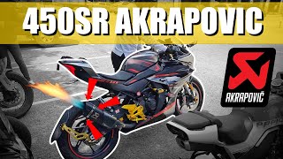 RIDE PAPIO TO MOTOGP  450SR AKRAPOVIC SOUND [upl. by Briney]