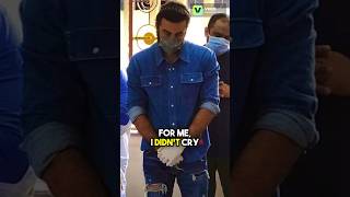 🙏🏻Ranbeer didn’t cry when his father passed away😢 ytshortsindia shorts podcast [upl. by Messing]