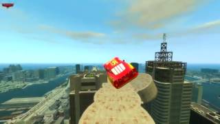 Jumps Ramone amp Snot Rod Lightning McQueen The Leap of Faith Ramp Disney pixar cars by onegamesplus [upl. by Aicek]