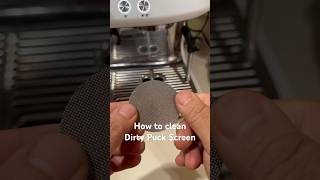 How to clean a Dirty Puck Screen coffeetools [upl. by Leirraj]