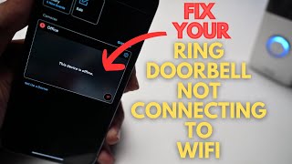 Ring Doorbell Wont Connect to WiFi How to Fix [upl. by Cormack]