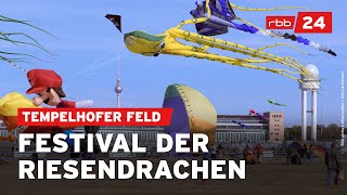 Flugspektakel in Berlin Festival der Riesendrachen 2024 [upl. by Rowen]