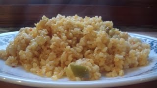 Sebzeli Bulgur Pilavı  Domatesli Biberli [upl. by Divadnoj]