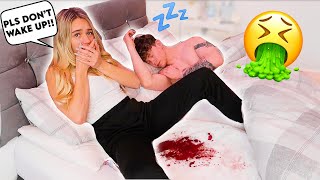 PERIOD PRANK ON BOYFRIEND CUTEST REACTION [upl. by Deck]