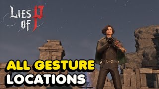 Lies of P  All Gesture Locations Learning About Emotions Trophy Guide [upl. by Elorak]