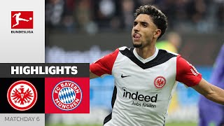 Marmoush Shocks FC Bayern  Eintracht Frankfurt  Bayern München 33  Highlights  MD 6 – BL 2425 [upl. by Theta]