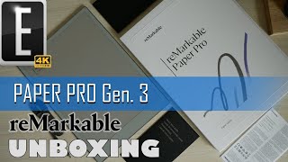 Unboxing The Remarkable Paper Pro Gallery 3 eNote [upl. by Ulrich]