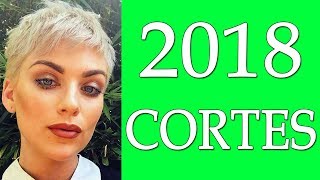 CORTES DE CABELLO CORTO PARA MUJER DE 35 AÑOS 2018  CORTES DE CABELLO 2018  MODA PARA MUJER TV [upl. by Anircam]