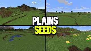 10 BEST Plains Biome Seeds for Minecraft 120 Java amp Bedrock [upl. by Tutankhamen861]