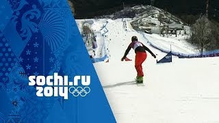 Ladies Parallel Giant Slalom  Qualification  Sochi 2014 Winter Olympics [upl. by Idnis]