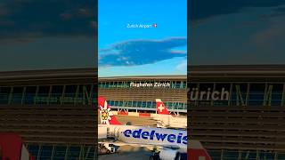 Zurich International Airport Switzerland 🇨🇭 shortsfeed travel switzeland flughafenzürich [upl. by Naesal160]