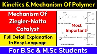 Mechanism of ZieglerNatta Catalystmechanism of ziegler natta polymerizationFor BSc amp MSc [upl. by Medeah]