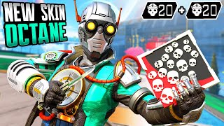 NEW OCTANE 20 KILLS TWICE WAS UNBELIEVABLE Apex Legends Gameplay Season 20 [upl. by Aleacim]