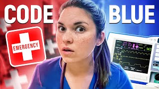 Day in the Life of a Doctor Night Shift with CODE BLUE EMERGENCY [upl. by Ellinnet543]