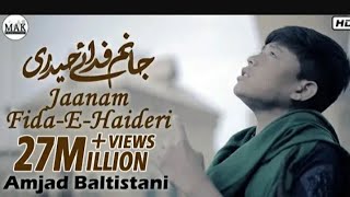 Jaanam Fida e Haideri  Amjad Baltistani noha [upl. by Paige60]