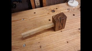 Making a Traditional Joiners Mallet [upl. by Yasui266]