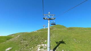 Switzerland  Stoos to Fronalpstock Chair Lift 4K [upl. by Llevert]