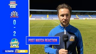 INTERVIEW  Glenavon 02 Linfield  16 December 2023 [upl. by Rabka]