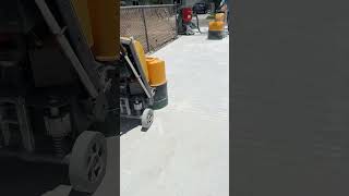 Concrete Driveway Grinding for Epoxy Coating epoxycoating epoxyfloor home epoxyflooring [upl. by Oninrutas992]