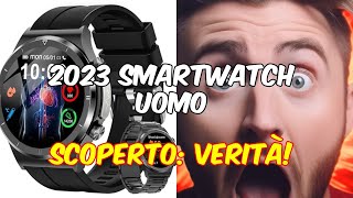 Recensione 2023 nuovo smartwatch uomo monitor glicemia chiamate bluetooth 139 [upl. by Haze]