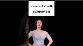 Learn English with Aishwarya Rai ✨🔥 vocabulary actress rai learnenglish aishwarya yts shorts [upl. by Atahs]