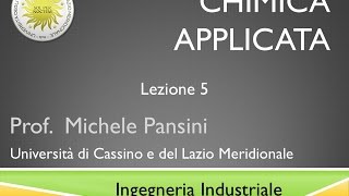 Chimica Applicata Lezione 5 [upl. by Jarred]