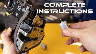 How To REPAIR A Door Lock Actuator Motor LOW COST WAY [upl. by Cone731]