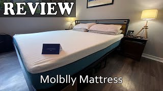 Molblly 10inch Gel Memory Foam Queen Mattress Review [upl. by Luemas]