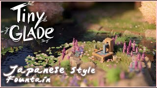 Tiny Glade  Japanese Style Fountain Idea  Timelapse Build [upl. by Fabe814]