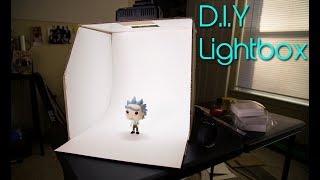 DIY LIGHTBOX under 10 DOLLARS [upl. by Noxaj]