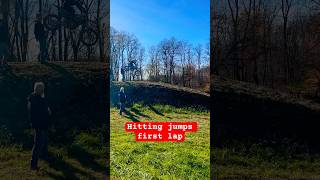 Expert MXGP Hitting Jumps First Lap Sight Unseen HogBack Hill MX [upl. by Ahsyle]