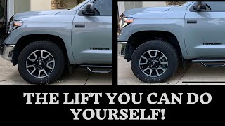 Toyota Tundra Pro Comp 3”1” Leveling Kit Install 2019 TRDOffRoad [upl. by Bannon140]