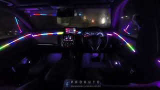 Symphony Ambient light Installation on Toyota Crown RS [upl. by Moshell]