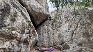 Watercourse V1  Berkeley Bouldering Indian Rock [upl. by Ecnerol]