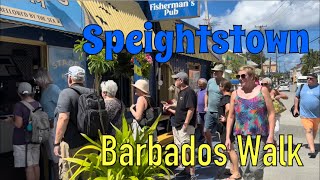 Speightstown Barbados walking tour ✨ 4K walk ✨🇧🇧✨ Fisherman’s Pub  High Street  beach ✨ [upl. by Animas]