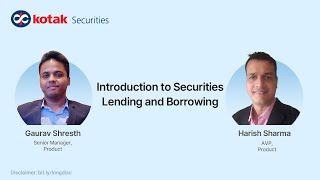 Introduction to Securities Lending and Borrowing [upl. by Aneehta]