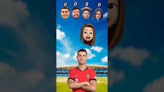 Ronaldo vs mr beast vs ishow speed vs Celine ⚽😈  Ronaldo asking short [upl. by Yrrehc]