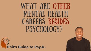 Alternative Careers to Clinical Psychology  Mental Health Career Options [upl. by Zenitram840]