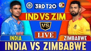 Ind vs Zim 3rd match  India vs Zimbabwe Pre Match Today [upl. by Ainoz]