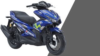 New Yamaha Aerox 155 VVA Movistar [upl. by Yrgoerg]