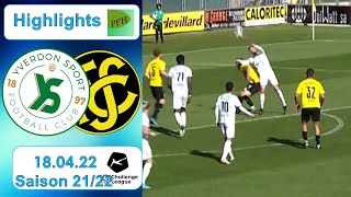 Highlights Yverdon  Sport FC vs FC Schaffhausen 180422 [upl. by Rengaw]