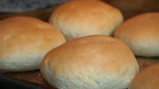 Wie man Hamburger Buns ganz einfach selber macht Hamburger Brötchen [upl. by Hpesoj103]