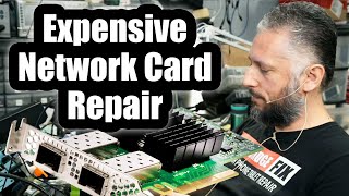 Expensive Network Card Repair  Mellanox CX14106ahcat [upl. by Nicolais]