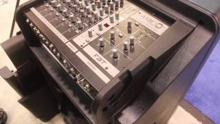 2012 Namm Show  FTB Amico 10 USB Portable Sound System  Hollywood Dj Equipment [upl. by Jamesy]