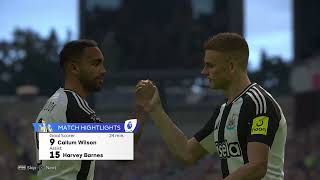 Fulham vs Newcastle United Highlights  Premier League 2425 [upl. by Steffi]