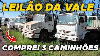 LEILÃO DA VALE COMPREI 3 CAMINHÕES COMPENSA COMO FUNCIONA [upl. by Chico]