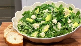 Salade van jonge bladsla en geitenkaas  recept [upl. by Ganley]