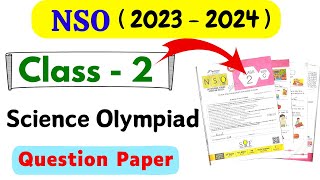 NSO Science Olympiad Class 2  NSO for Class 2  Olympiad Exam for Class 2  NSO Olympiad 20232024 [upl. by Rhoads15]